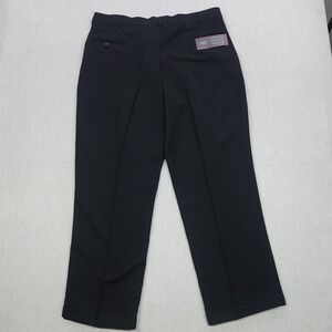 Haggar Pants Mens 38x30 Classic Pleated Dress Slacks Wrinkle Free Polyester